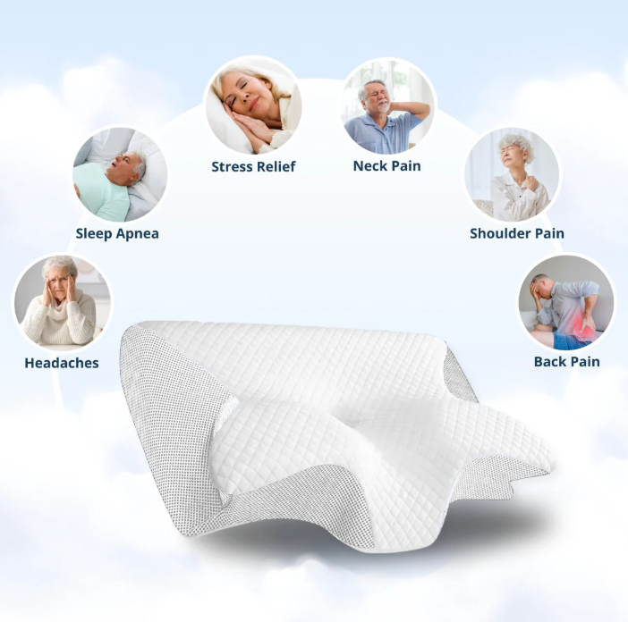 The Boovy Butterfly Pillow – Neck Support & Pain Relief