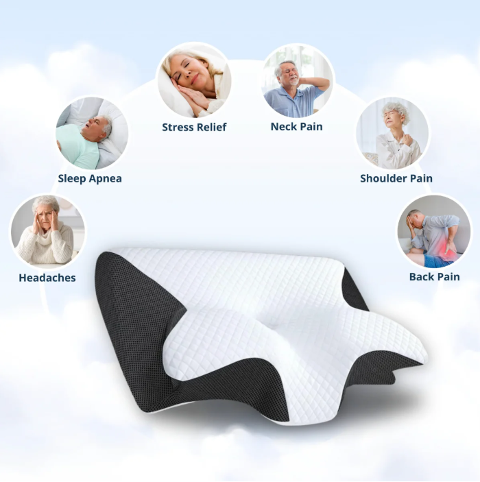 The Boovy Butterfly Pillow – Neck Support & Pain Relief