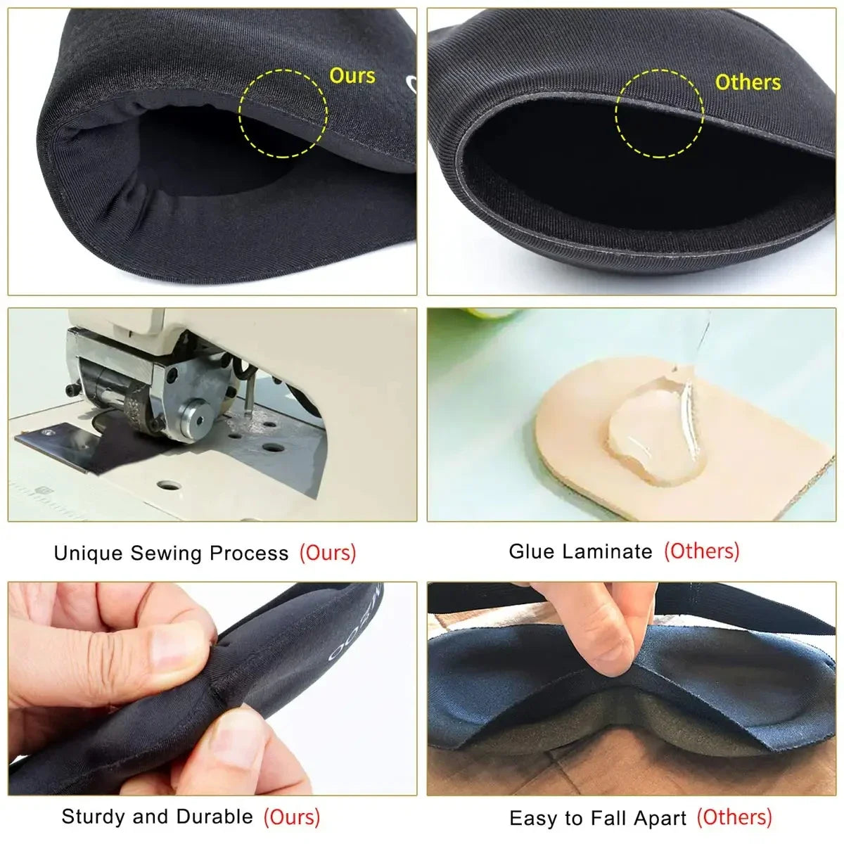 3D Sleep Eye Mask – Contoured & Light-Proof