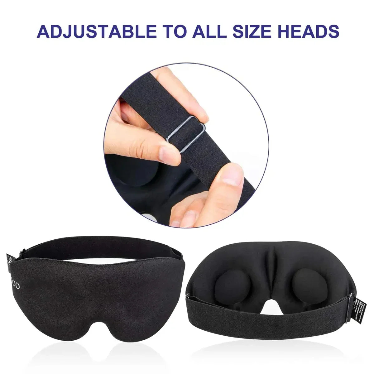 3D Sleep Eye Mask – Contoured & Light-Proof