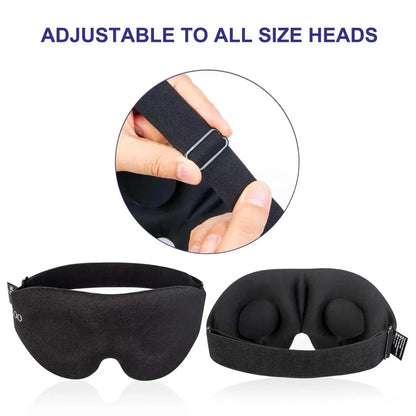 3D Sleep Eye Mask – Contoured & Light-Proof