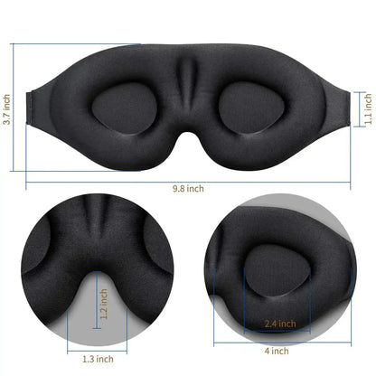 3D Sleep Eye Mask – Contoured & Light-Proof